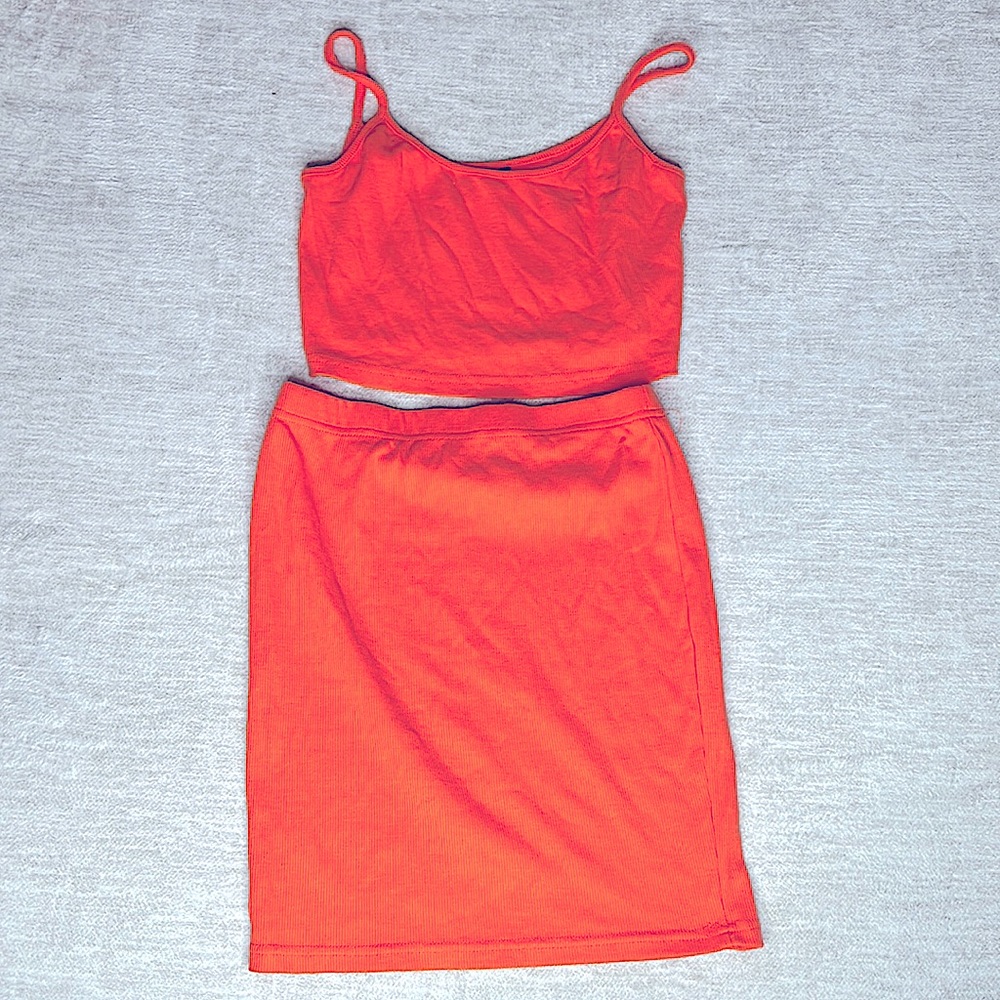 2 piece skirt outfit